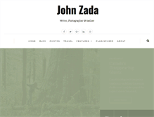 Tablet Screenshot of johnzada.com